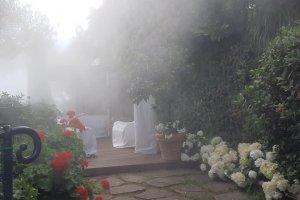 climatizzazione esterna nebulizzazione